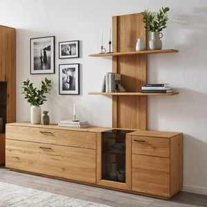 Estanteria de madera maciza roble Arvik 2 | NordicStory