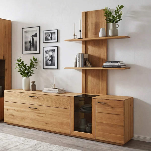 Estanteria de madera maciza roble Arvik 2 | NordicStory