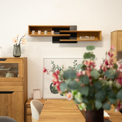 Estanteria de madera maciza roble Bremen | NordicStory