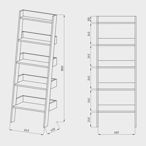 Estanteria de madera maciza roble Escandi Atelier | NordicStory