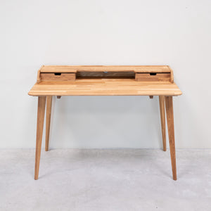 Mesa escritorio de madera maciza de roble Ana | NordicStory