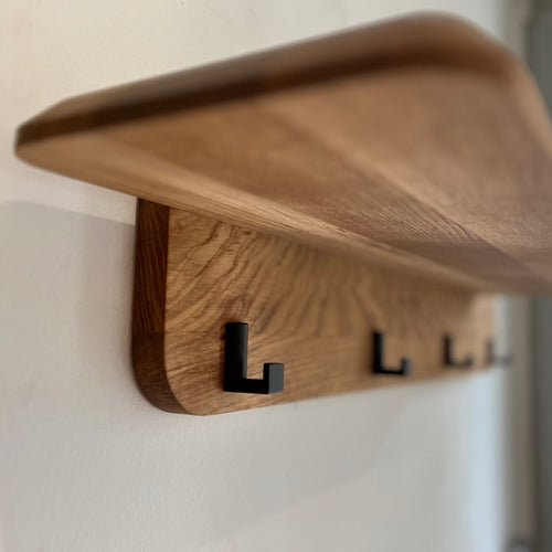 Perchero de madera maciza roble Geneva | NordicStory