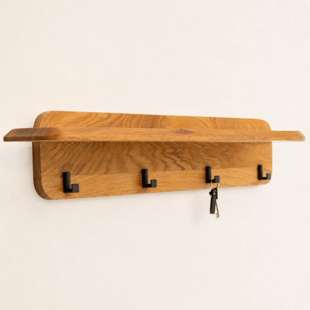 Perchero de madera maciza roble Geneva | NordicStory