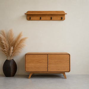 Perchero de madera maciza roble Geneva | NordicStory