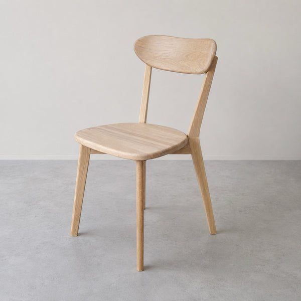 Pack de 2 o 4 Sillas de Comedor de Madera Maciza de Roble Isku | NordicStory