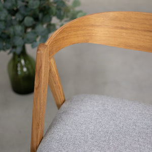 Pack de 2 o 4 Sillas de Comedor de Madera Maciza de Roble Oscar, tapizado | NordicStory