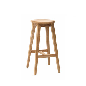 Pack de 2 Taburetes de Bar de Madera Maciza de Roble Diana | NordicStory