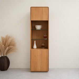 Vitrina de madera maciza roble Geneva 26 | NordicStory