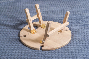NordicStory Mesa De Picnic Portátil para Vino, Bandeja Plegable