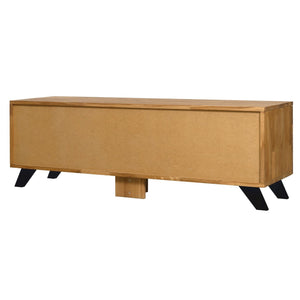 Mueble de TV de madera maciza de roble Moritz | NordicStory